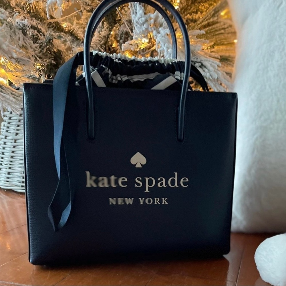 Kate Spade Navy Blue Tote Bag